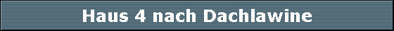 Haus 4 nach Dachlawine